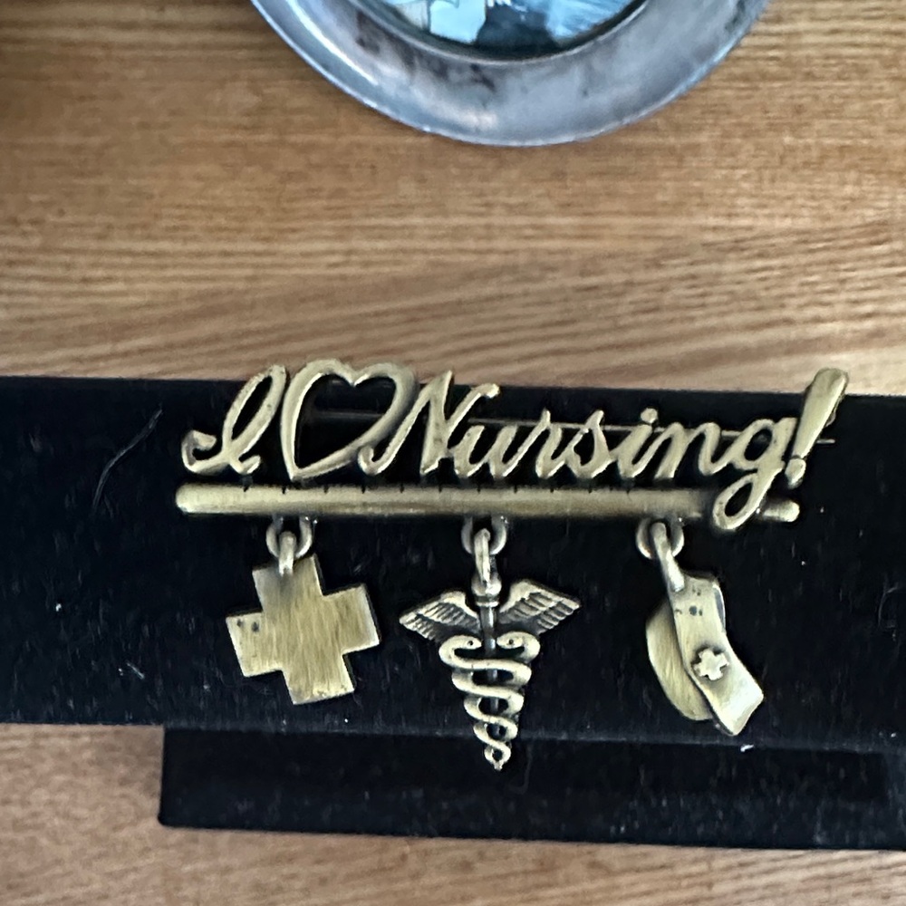 I Love Nursing Pin By JJ